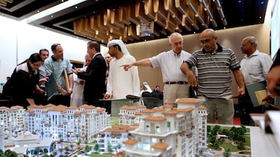 The Aldar Properties launch of off-plan sales for phase one of the Ansam residential development on Yas Island. Fatima Al Marzooqi / The National.