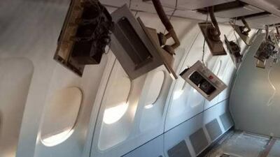 The damaged aircraft was reportedly an Iraqi Airways plane that was out of use.