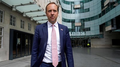 Britain's Health Secretary Matt Hancock says a decision will be made on June 14 on whether England is ready to lift the last Covid restrictions. AFP