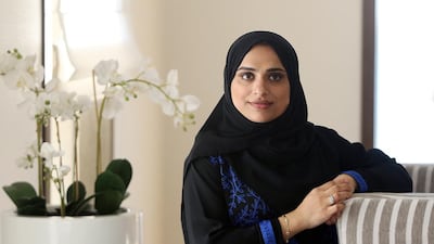 One of Shamsa Saleh’s highlights as chief executive of Dubai Women Establishment is bringing the Middle East’s first Global Women’s Forum to Dubai. Satish Kumar / The National