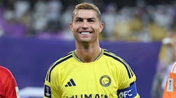 Al Nassr's Cristiano Ronaldo. Chris Whiteoak / The National