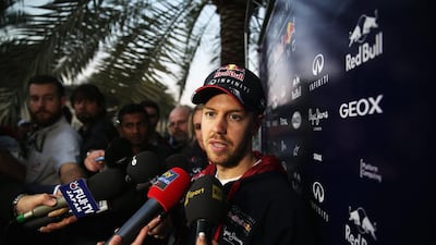 Sebastian Vettel's problems with his new Red Bull Racing car continued during testing in Bahrain. Mark Thompson / Getty Images