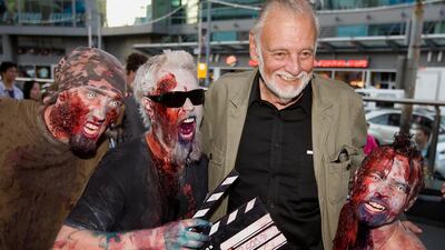 Director George Romero died following a battle with lung cancer, said his family in a statement provided by his manager Chris Roe. Darren Calabrese / The Canadian Press via AP, File