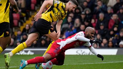 Craig Cathcart - 7: Important block on Martinelli shot just before half-time and Irish defender made a number of other key challenges. AP