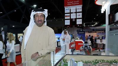 Ahmed Khalaf Obaid bin Touq Al Marri, the general manager of Union Properties, says the Motor City’s facilities were specially made to attract Formula One. Jeffrey Biteng / The National