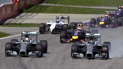 Canadian Grand Prix, June 8. The winning run ended for Mercedes with Australian Daniel Ricciardo taking his first career win for Red Bull. Rosberg started on pole, but finished second, while Hamilton retired with a rear brake problem. Points: Rosberg 140, Hamilton 118. (Photo: Chris Wattie / Reuters)
