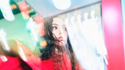 Dress with belt, Dh8,079, Saiid Kobeisy