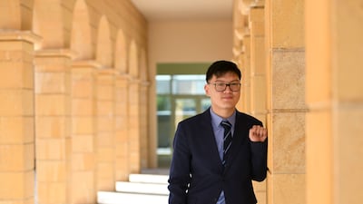 Diwen Xu, 18, wants to use his musical talent to become a composer.