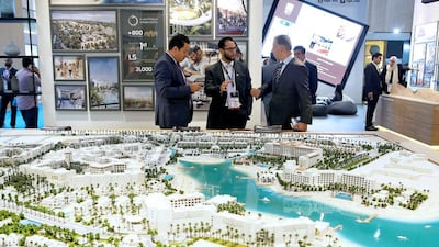 Above, visitors at the Saraya Aqaba project of Eagle Hills. Pawan Singh / The National