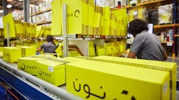 Noon fulfilment centre. The UAE marketplace was co-founded in 2017 by Emaar Properties’ chairman Mohamed Alabbar and Saudi Arabia's PIF. Photo: Noon