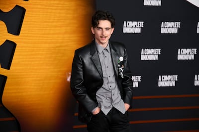Actor Timothee Chalamet will turn 30 in 2025. Getty Images