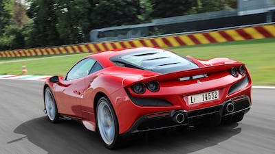 The Dh1,000,885 F8 Tributo replaces the 488 and features a more classic look