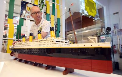 Lego's larger models leave fans with storage issues, which Brick Borrow is attempting to ease. Chris Whiteoak / The National