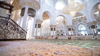 Eid Al Fitr prayers at the Sheikh Zayed Grand Mosque. Hamad Al Kaabi / Crown Prince Court - Abu Dhabi