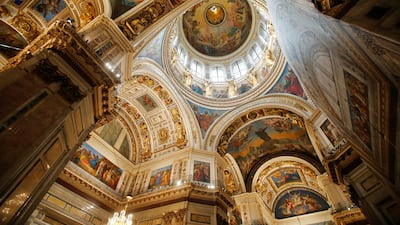 St Isaac's Cathedral was built between 1818 and 1858, by the French-born architect Auguste Montferrand