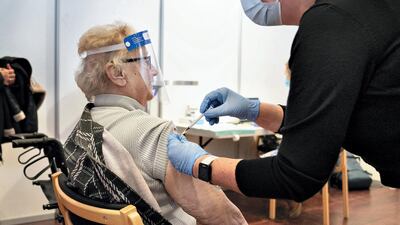 People aged under 65 who had previously caught coronavirus had 80 per cent protection against reinfection over a six-month window. AFP