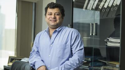 ‘For me, living with MS is all about not giving up,’ Sameer Barood, an Indian construction manager in Bur Dubai says. ‘Working closely with my doctor and the use of new treatments has helped a lot.’ Antonie Robertson / The National