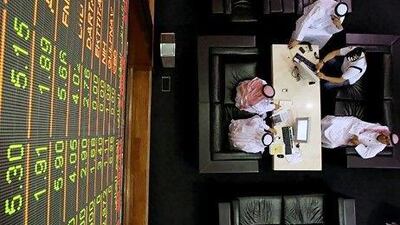 The UAE has three stock exchanges: the ADX and the DFM, above, into which Nasdaq Dubai, the third market, has been incorporated. AFP
