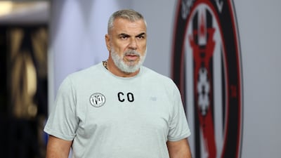 Cosmin Olaroiu has taken over at Al Jazira, his fourth UAE Pro League club. Chris Whiteoak / The National