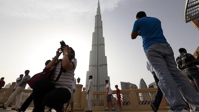 Apartments in the Burj Khalifa are on the 19th to 108th floors. Residents face being stranded if Emaar closes access to the lifts. Satish Kumar / The National