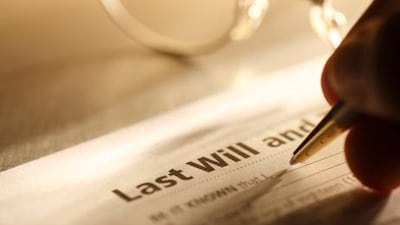Assets shared between a husband and wife will be frozen until the inheritance is sorted out unless there is a will.