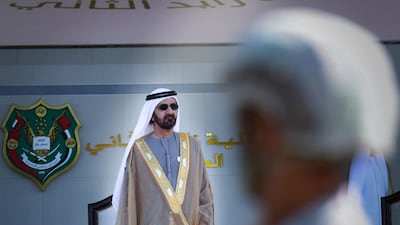 'Sheikh Zayed foresaw the future with his wise vision and sought to establish the UAE Armed Forces to protect the nation,' said Sheikh Mohammed, in comments published by state news agency Wam. Photo: Twitter