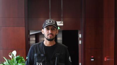 Police dog, Pule2, has been hailed for its part in a major drug operation. Courtesy: Dubai Police