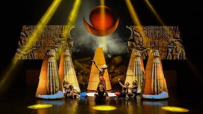 Bahrain National Theatre celebrates Arab Tourism Day with a contemporary performance called 'Akhenaten.. Dust of Light' choreographed and directed by Walid Aouni on February 25.