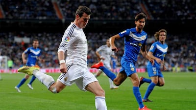 Real Madrid's Gareth Bale should take the offensive lead on Wednesday night in the absence of Cristiano Ronaldo, who is out with a hamstring injury. Denis Doyle/Getty Images
