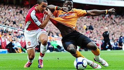 Theo Walcott, right, is one Arsenal player who will be fit to face Barcelona tomorrow.