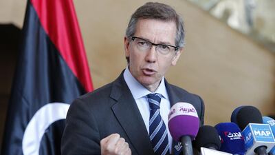 UN special envoy to Libya, Bernardino Leon, has been trying to broker a peace deal between the rival governments of Libya. Abdeljalil Bounhar/AP Photo