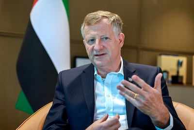 Etienne Petit, chief executive of Tadweer Group, is leading the transformation in Abu Dhabi's waste management systems. Victor Besa / The National
