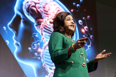 Reenita Das, former senior vice president of health care and life sciences at Frost & Sullivan consultants. Chris Whiteoak / The National