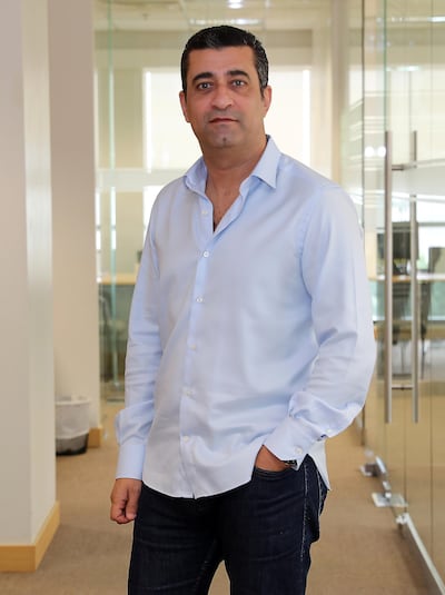 Ayman Badawi wants to double the number of users of the Dubai-based company's 1clique HR software this year. Pawan Singh / The National.