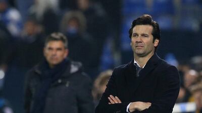 Santiago Solari is under increasing pressure as Real Madrid manager. Reuters