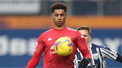 United attacker Marcus Rashford. Reuters