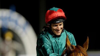 Jockey Adrie De Vries and Zurbriggen have tasted success in Dubai but the pair will shift their attention to Abu Dhabi on March 9, 2014. Satish Kumar / The National