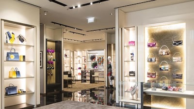 The newly opened Fendi store in Mall of The Emirates has separate spaces for men and women. Antonie Robertson / The National