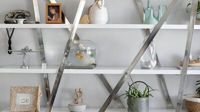 A living room shelfie by Ruth Abela. Chris Whiteoak / The National