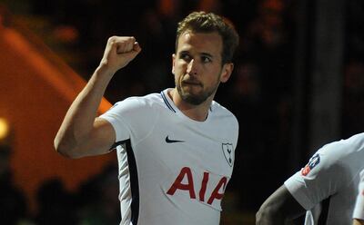 Tottenham's Harry Kane will look to score in his fifth successive match at Crystal Palace. Rui Vieira / AP Photo