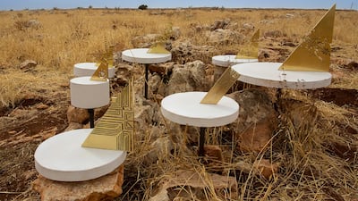 Sundials by Naqsh Collective, whose works will be shown as part of Art Dubai's Portrait Exhibitions series. The duo integrate art, architecture and heritage in their practice. Courtesy Art Dubai