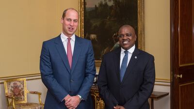 President of Botswana Mokgweetsi Masisi warned corruption still played a key part in the illegal wildlife trade. He held talks with the UK's Prince William beforehand.