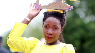 Racegoers during ladies day. Getty