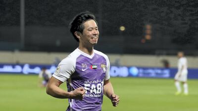 Tsukasa Shiotani (Al Ain). Market value: €2.00m Pawan Singh / The National