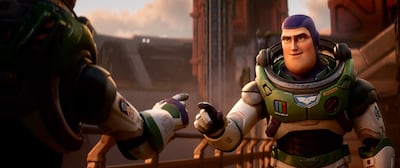 2022's Lightyear presented the definitive origin story of Buzz Lightyear (voice of Chris Evans). Photo: Disney/Pixar