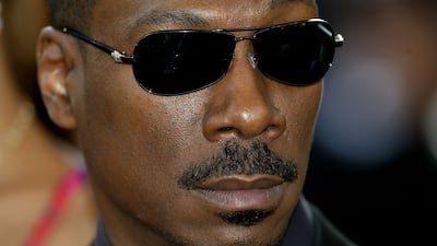 A moustache has become part of Eddie Murphy's signature look. Getty