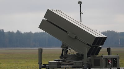 In September, the US said two Nasams defence systems would be delivered within two months. Washington has promised Ukraine another six batteries. EPA