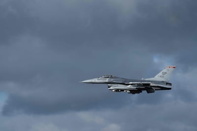 Romanian authorities scrambled F-16s in response to the incident. AFP