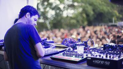 DJ Gui Boratto entertains revellers at a Montreal Piknic Elecronique. Courtesy Piknic Electronik