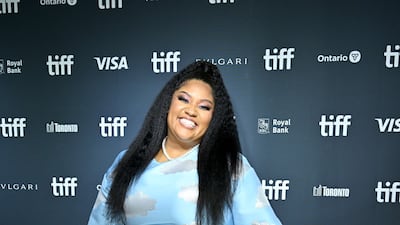 X Mayo attends the world premiere of 'The Blackening'. AFP